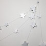 NEW COLOR : Constellation WHITE Garland 10 Foot Sparkle Glitter Garland-3