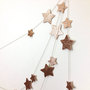 NEW COLOR : Constellation COPPER Garland 10 Foot Sparkle Glitter Garland-3