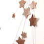 NEW COLOR : Constellation COPPER Garland 10 Foot Sparkle Glitter Garland-4