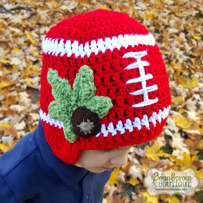 Football osu buckeye hat