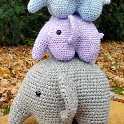 Elephant plushie
