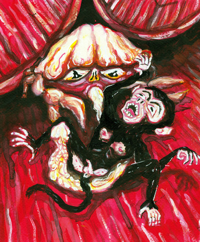 Monkey Caught - Illustration