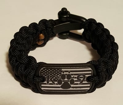 American K-9 Flag Paracord bracelet