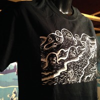 Sewer Ghosts T shirt by C. Cilla - Thumbnail 2