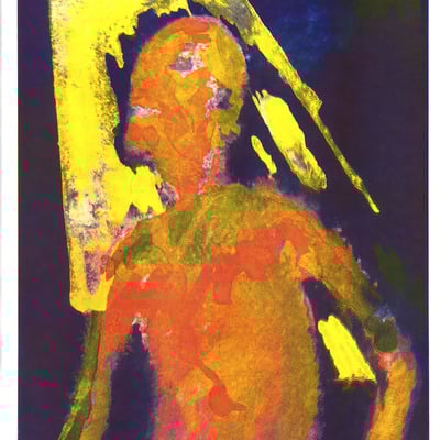 Bathed in the ufo's light print