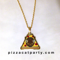 pizzacat necklace