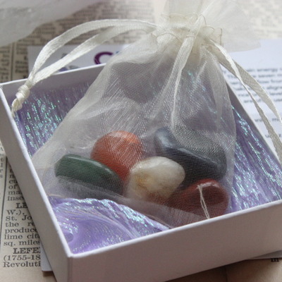 Chakra healing stone set 