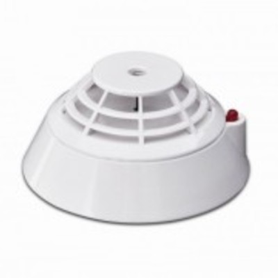 Heat detector wire bus electronic address coding fire alarm