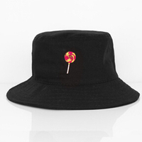 Embroidered Sweets Bucket Hat - Thumbnail 1