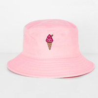 Embroidered Sweets Bucket Hat - Thumbnail 3