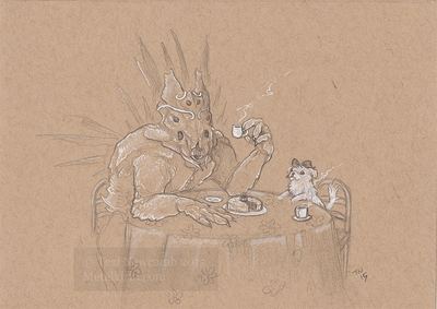Original Creature artwork: Tea and Cake