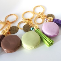 Kawaii Cute Miniature Live Your Dream French Macaron Keychains and Bag Charm - Thumbnail 2