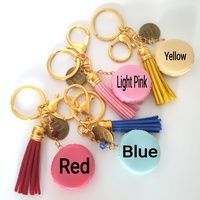 Kawaii Cute Miniature Live Your Dream French Macaron Keychains and Bag Charm - Thumbnail 3
