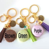 Kawaii Cute Miniature Live Your Dream French Macaron Keychains and Bag Charm - Thumbnail 4
