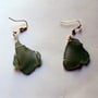 Sea Glass Dangly Earrings-1