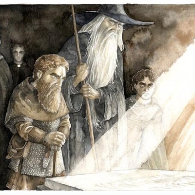 Tolkien artprint "balin's tomb" - Thumbnail 5