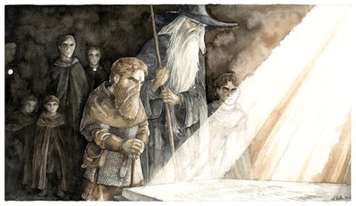 Tolkien Artprint "Balin's Tomb"