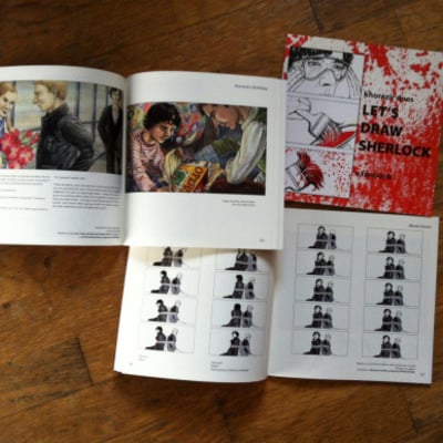 "let's draw sherlock" fanbook