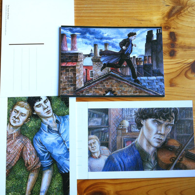 Sherlock postcard book #1