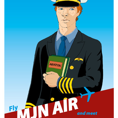 Cabin pressure artprint: "the supreme commander"