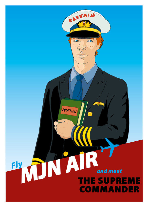Cabin Pressure Artprint: "The Supreme Commander"