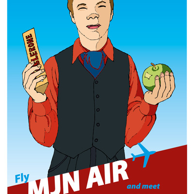 Cabin pressure artprint: "true cheeriness"