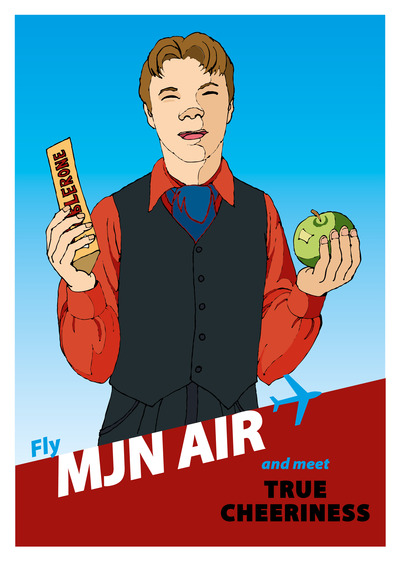 Cabin Pressure Artprint: "True Cheeriness"