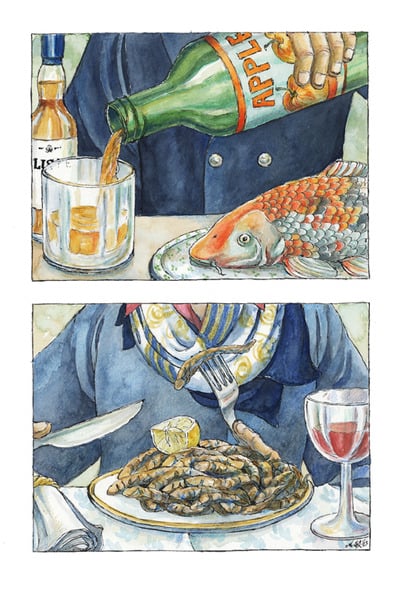 Cabin Pressure Artprint: "Mealtime #2"
