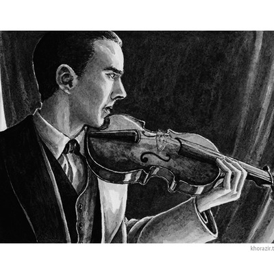 Sherlock artprint: "sherlock then"