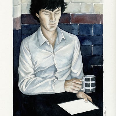 Sherlock artprint: "glow"