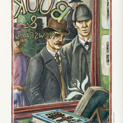 Sherlock artprint: "the adventures of sherlock holmes"