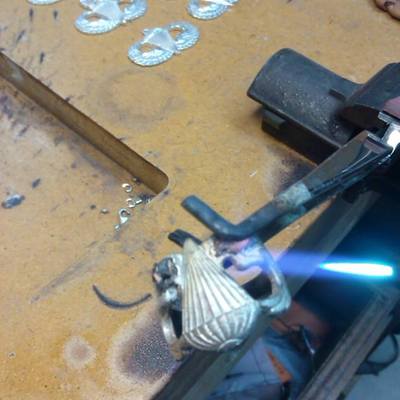 Combat stars for jump wing jewelry "mustard stains"