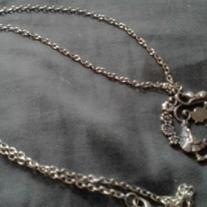 Alice in Wonderland Antique Like Pendant and Necklace