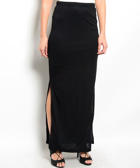 Essential Black Maxi Skirt 