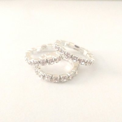 Rhinestone ring - 