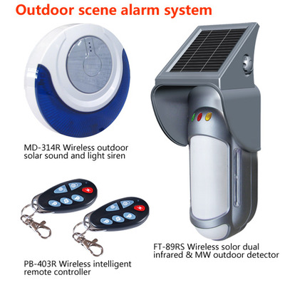 Focus alarm wireless outdoor detector ft-89r home intrusion alarm