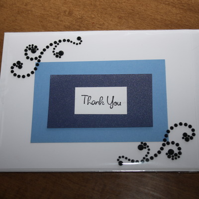 Thank you cards - set of 3