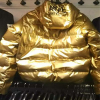 JAPANESE STYLE GOLD CAMOUFLAGE REVERSIBLE THICK COAT JACKET - Thumbnail 2