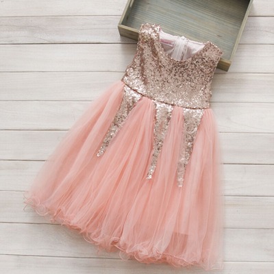 Pink party dress