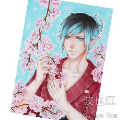 Aceo print - spring beauty