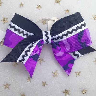 Purple camo wtih black and a zig zag