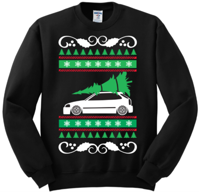 Civic EK Ugly Christmas Sweater