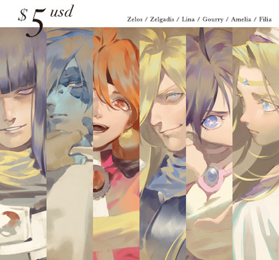 Slayers Doodle Prints