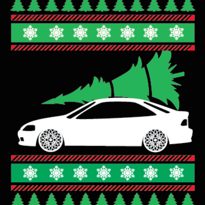 Civic ek ugly christmas sweater