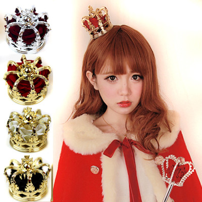 Cos headdress queen three-dimensional crown tiara