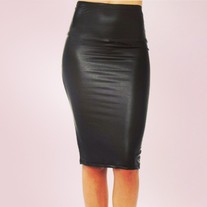 Faux Leather Skirt