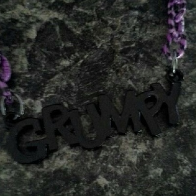 Snow white & the seven dwarves grumpy necklace