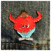 Meat Albert Enamel Pin SW021 - Thumbnail 2