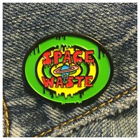 Sick Sad Space Waste Enamel Pin SW012 - Thumbnail 2