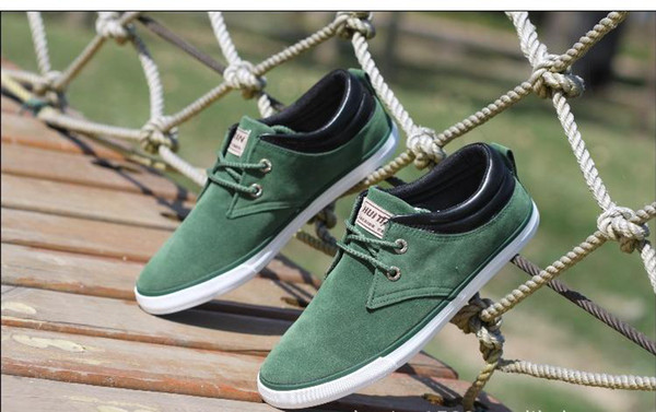 Brand Men Shoes Casual Lace Up Canvas Shoes Men